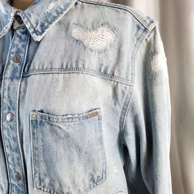 ���݁�719��ZARA RELAXED FIT���_���[�W���f�j���W���P�b�g/�V���c��M�� �� �u�����h�� 