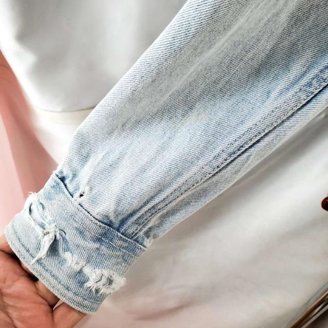 ���݁�719��ZARA RELAXED FIT���_���[�W���f�j���W���P�b�g/�V���c��M�� �� �u�����h�� 