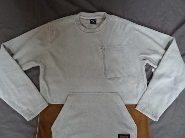 ハーレー【Hurley】フリース素材 ポケット付トレーナー US L ベージュ < ブランド  ハーレー【Hurley】フリース素材 ポケット付トレーナー US L ベージュ  < ブランドの