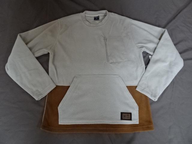 ハーレー【Hurley】フリース素材 ポケット付トレーナー US L ベージュ < ブランド  ハーレー【Hurley】フリース素材 ポケット付トレーナー US L ベージュ < ブランドの