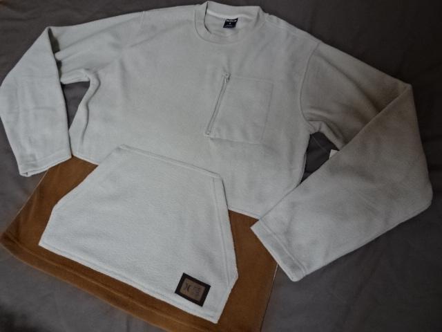 ハーレー【Hurley】フリース素材 ポケット付トレーナー US L ベージュ < ブランド  ハーレー【Hurley】フリース素材 ポケット付トレーナー US L ベージュ < ブランドの