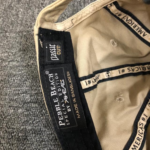 即決 PEBBLE BEACH キャップ 帽子 < 男性ファッション  即決 PEBBLE BEACH キャップ 帽子 < 男性ファッションの