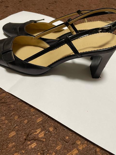 アンタイトル 黒オシャレヒール < 女性ファッション  アンタイトル 黒オシャレヒール < 女性ファッションの