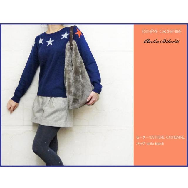 新品ESTHEME CACHEMIREパリ発カシミア100%星柄セーター紺SM < 女性ファッション 新品ESTHEME CACHEMIREパリ発カシミア100%星柄セーター紺SM < 女性ファッションの