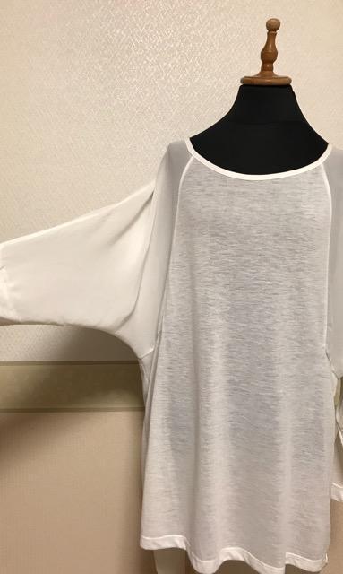 ビッキー 未使用 袖 シフォン カットソー 白 < 女性ファッション  ビッキー 未使用 袖 シフォン カットソー 白 < 女性ファッションの