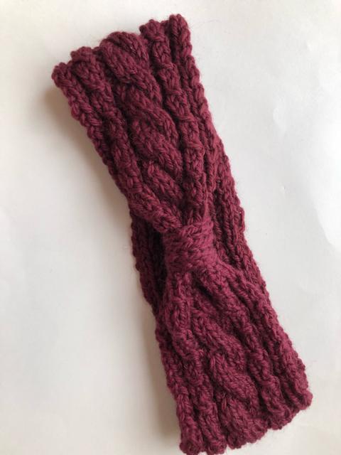 ハンドメイド ヘアバンド ウール100% SM2好き レッド < 女性ファッション  ハンドメイド ヘアバンド ウール100% SM2好き レッド < 女性ファッションの