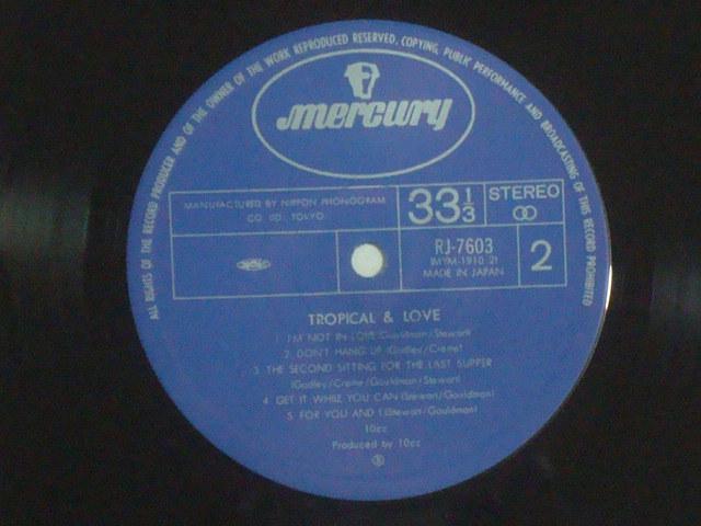gsJuiTROPICAL & LOVEj / 10cc@ѕtLP  CD/DVD/rfI 