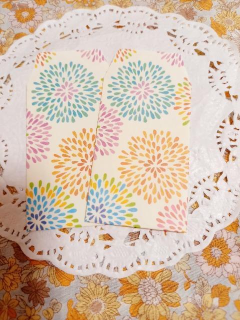 お裾分け☆花火柄小さいポチ袋2枚☆ < インテリア/ライフ  お裾分け☆花火柄小さいポチ袋2枚☆  < インテリア/ライフの