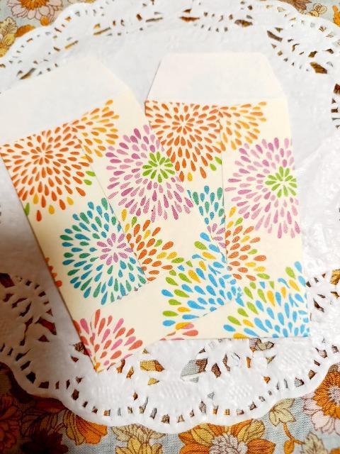 お裾分け☆花火柄小さいポチ袋2枚☆ < インテリア/ライフ  お裾分け☆花火柄小さいポチ袋2枚☆ < インテリア/ライフの