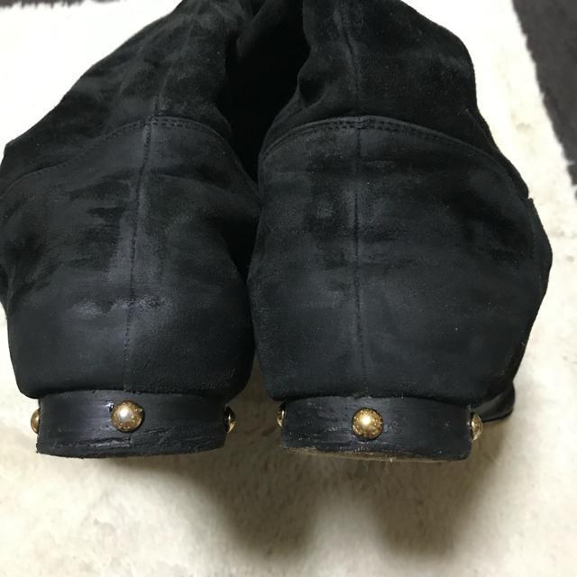 正規品 ルイヴィトン スダッズ レザーロングブーツ 36 ブラック < ブランド 正規品 ルイヴィトン スダッズ レザーロングブーツ 36 ブラック < ブランドの