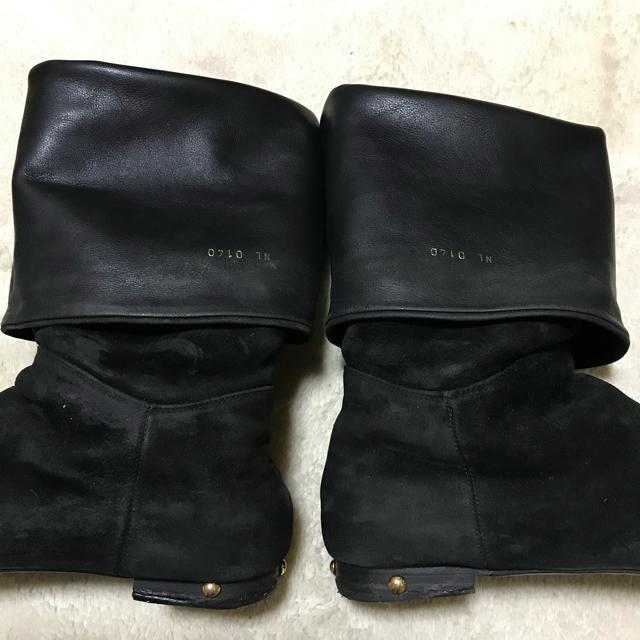 正規品 ルイヴィトン スダッズ レザーロングブーツ 36 ブラック < ブランド 正規品 ルイヴィトン スダッズ レザーロングブーツ 36 ブラック < ブランドの