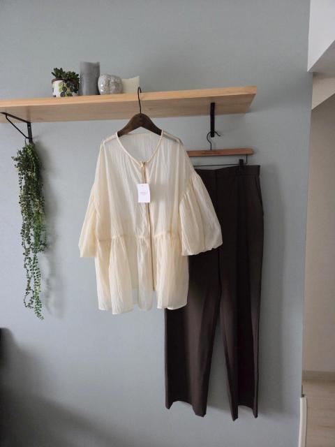 ZARAパンツ★秋色カラーのゆったりパンツ/タグ付き新品♪ < ブランド  ZARAパンツ★秋色カラーのゆったりパンツ/タグ付き新品♪ < ブランドの