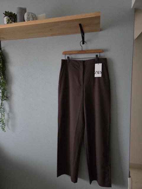 ZARAパンツ★秋色カラーのゆったりパンツ/タグ付き新品♪ < ブランド  ZARAパンツ★秋色カラーのゆったりパンツ/タグ付き新品♪ < ブランドの
