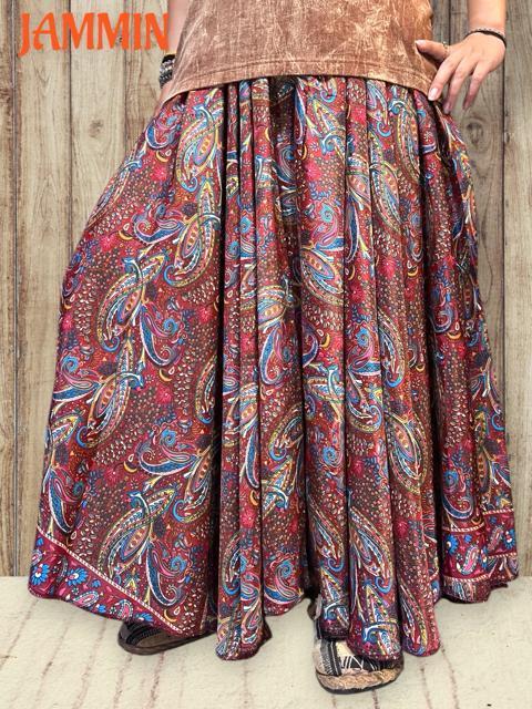 ペーズリー柄ワイドパンツ ヒッピー 個性派 エスニック アジアン フレアパンツ < 女性ファッション  ペーズリー柄ワイドパンツ ヒッピー 個性派 エスニック アジアン フレアパンツ  < 女性ファッションの