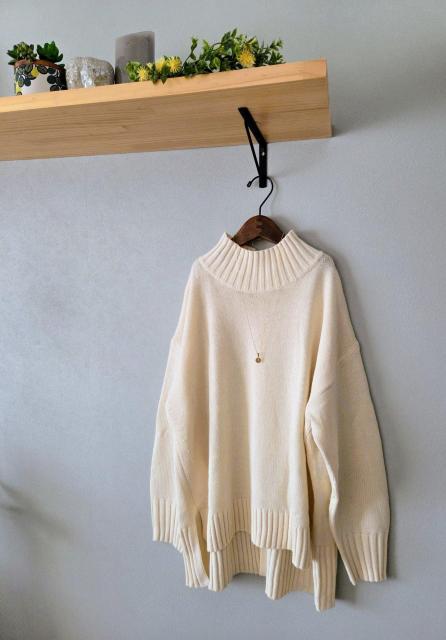 chocolニット★ゆったり可愛い♪あったかアイボリーニット < ブランド chocolニット★ゆったり可愛い♪あったかアイボリーニット < ブランドの