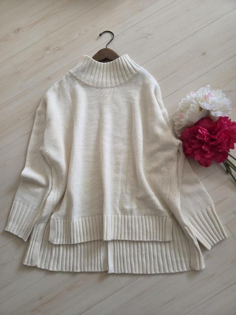 chocolニット★ゆったり可愛い♪あったかアイボリーニット < ブランド chocolニット★ゆったり可愛い♪あったかアイボリーニット < ブランドの