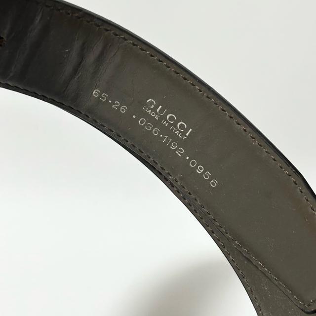 GUCCI �O�b�` G�o�b�N�� ���f�B�[�X �x���g ���U�[ 036�E1192�E0956 �u���b�N �S�[���h���� �� �u�����h�� 