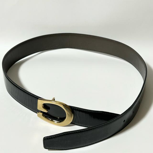 GUCCI �O�b�` G�o�b�N�� ���f�B�[�X �x���g ���U�[ 036�E1192�E0956 �u���b�N �S�[���h���� �� �u�����h�� 