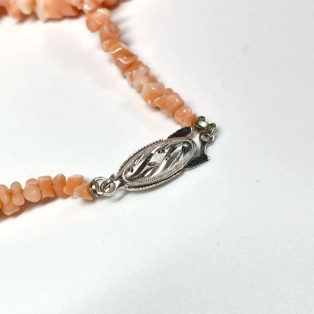 ピンク珊瑚ネックレス 枝珊瑚 コーラルピンク silver刻印 グラデーション < 女性アクセサリー/時計 ピンク珊瑚ネックレス 枝珊瑚 コーラルピンク silver刻印 グラデーション < 女性アクセサリー/時計の