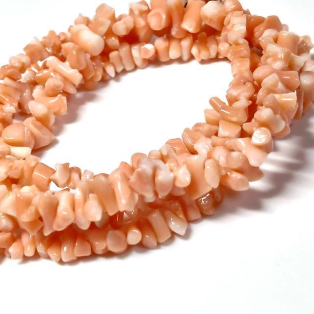 ピンク珊瑚ネックレス 枝珊瑚 コーラルピンク silver刻印 グラデーション < 女性アクセサリー/時計 ピンク珊瑚ネックレス 枝珊瑚 コーラルピンク silver刻印 グラデーション < 女性アクセサリー/時計の