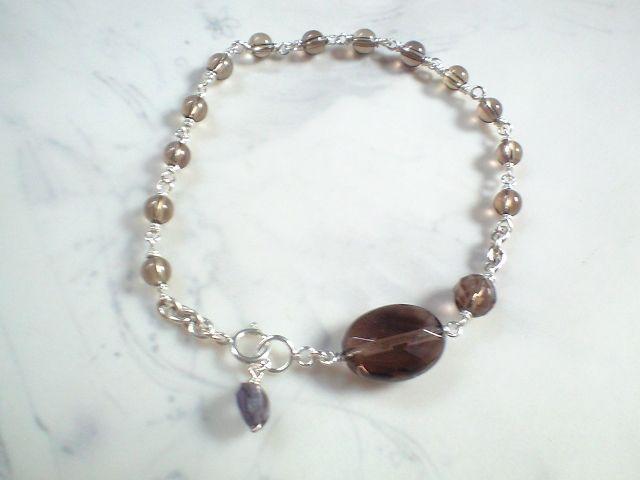 *スモーキークォーツのブレスレット*SF 16023 < 女性アクセサリー/時計 *スモーキークォーツのブレスレット*SF 16023 < 女性アクセサリー/時計の