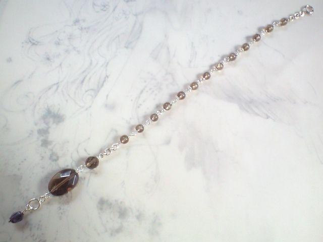 *スモーキークォーツのブレスレット*SF 16023 < 女性アクセサリー/時計 *スモーキークォーツのブレスレット*SF 16023 < 女性アクセサリー/時計の