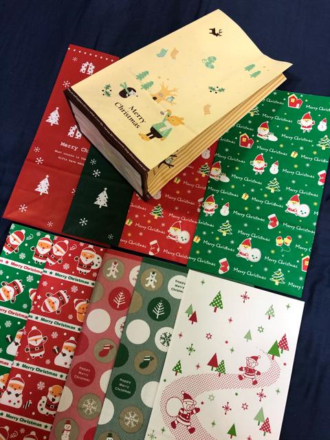 ★クリスマス マチ付き袋(大) 種類色々10枚 < インテリア/ライフ  ★クリスマス マチ付き袋(大) 種類色々10枚 < インテリア/ライフの