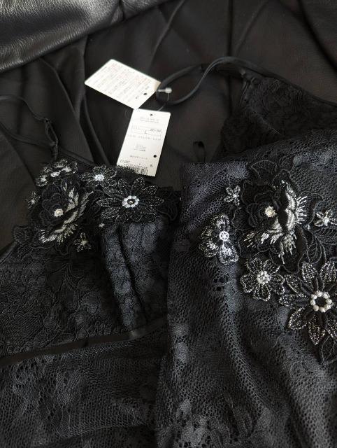 Wacoal/ワコール/salute/サルート/37G/アンドロメダ/キャミソール/L/BL/黒/CTJ237/三吉彩花/anan < 女性ファッション  Wacoal/ワコール/salute/サルート/37G/アンドロメダ/キャミソール/L/BL/黒/CTJ237/三吉彩花/anan < 女性ファッションの