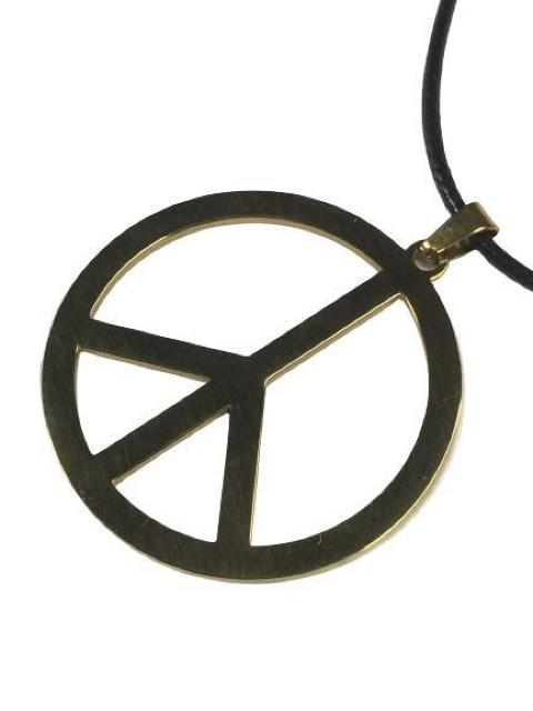 ピースマーク ネックレス チェーンブラック トップゴールド ステンレス メンズ レディース ペンダント アクセサリー < 男性アクセサリー/時計  ピースマーク ネックレス チェーンブラック トップゴールド ステンレス メンズ レディース ペンダント アクセサリー  < 男性アクセサリー/時計の