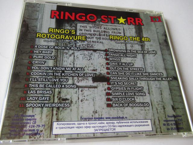 リンゴ・スター CD 「 Ringo's Rotogravure / Ringo The 4Th 」 < CD/DVD/ビデオ リンゴ・スター CD 「 Ringo's Rotogravure / Ringo The 4Th 」 < CD/DVD/ビデオの