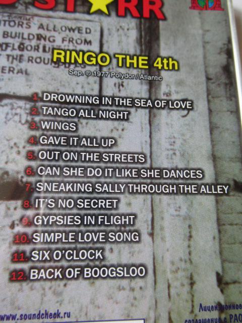 リンゴ・スター CD 「 Ringo's Rotogravure / Ringo The 4Th 」 < CD/DVD/ビデオ リンゴ・スター CD 「 Ringo's Rotogravure / Ringo The 4Th 」 < CD/DVD/ビデオの