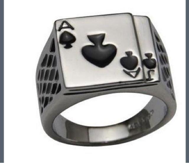 トランプマジシャン必須アイテム!トランプリング!手品 < 男性アクセサリー/時計  トランプマジシャン必須アイテム!トランプリング!手品  < 男性アクセサリー/時計の