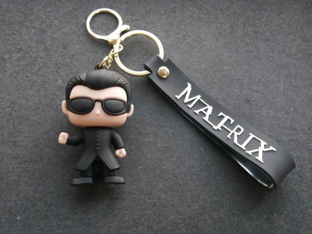 新品 マトリックス ネオ キアヌ・リーブス フィギュアマスコット キーホルダー バッグチャーム The Matrix < ホビー  新品 マトリックス ネオ キアヌ・リーブス フィギュアマスコット キーホルダー バッグチャーム The Matrix < ホビーの