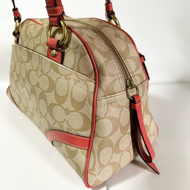 美品 COACH コーチ ショルダーバッグ シグネチャー PVC パテントレザー < ブランド 美品 COACH コーチ ショルダーバッグ シグネチャー PVC パテントレザー < ブランドの