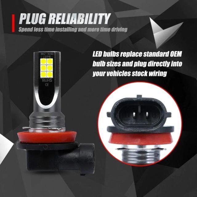 H8/H11/H16pLEDou6000PrQg 邢1400lm LED3030LEDCg 