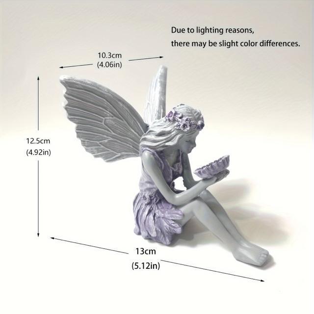 【新商品】ガーデンフェアリーエンジェルスカルプチャー-座っているフェアリースタチューレジンクラフトガーデンドアデコレーションギフト < インテリア/ライフ  【新商品】ガーデンフェアリーエンジェルスカルプチャー-座っているフェアリースタチューレジンクラフトガーデンドアデコレーションギフト < インテリア/ライフの