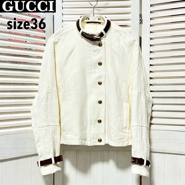 希少 レア GUCCI グッチ リネン ジャケット 36 < ブランド  希少 レア GUCCI グッチ リネン ジャケット 36  < ブランドの
