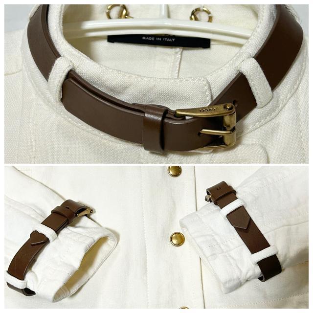 希少 レア GUCCI グッチ リネン ジャケット 36 < ブランド  希少 レア GUCCI グッチ リネン ジャケット 36 < ブランドの