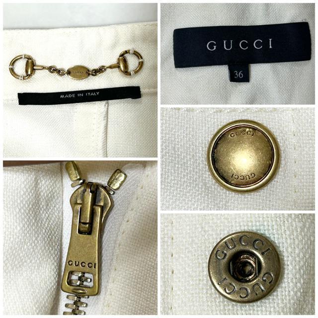 希少 レア GUCCI グッチ リネン ジャケット 36 < ブランド  希少 レア GUCCI グッチ リネン ジャケット 36 < ブランドの