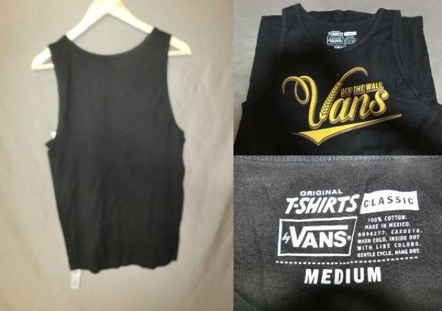 USA購入 バンズ【Vans】ロゴプリントタンクトップUS M < 男性ファッション  USA購入 バンズ【Vans】ロゴプリントタンクトップUS M < 男性ファッションの