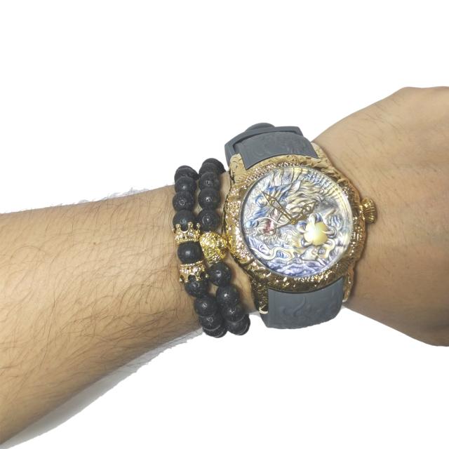 新品・未使用 MEGALITH【龍/ドラゴン】超ゴツい大型メンズ腕時計 動作OK < 男性アクセサリー/時計  新品・未使用 MEGALITH【龍/ドラゴン】超ゴツい大型メンズ腕時計 動作OK < 男性アクセサリー/時計の