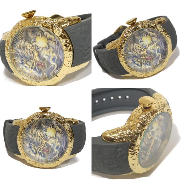 新品・未使用 MEGALITH【龍/ドラゴン】超ゴツい大型メンズ腕時計 動作OK < 男性アクセサリー/時計  新品・未使用 MEGALITH【龍/ドラゴン】超ゴツい大型メンズ腕時計 動作OK < 男性アクセサリー/時計の