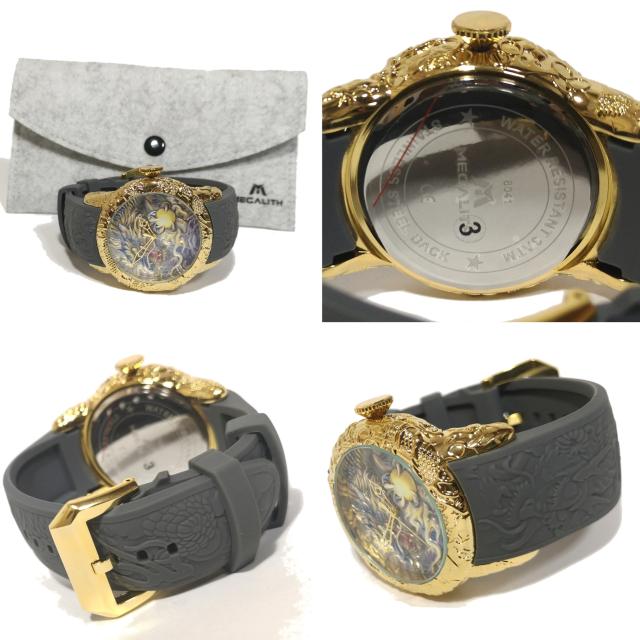 新品・未使用 MEGALITH【龍/ドラゴン】超ゴツい大型メンズ腕時計 動作OK < 男性アクセサリー/時計  新品・未使用 MEGALITH【龍/ドラゴン】超ゴツい大型メンズ腕時計 動作OK < 男性アクセサリー/時計の