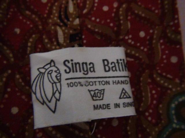 Singa Batik Houseのネクタイ!。 < 男性ファッション  Singa Batik Houseのネクタイ!。 < 男性ファッションの