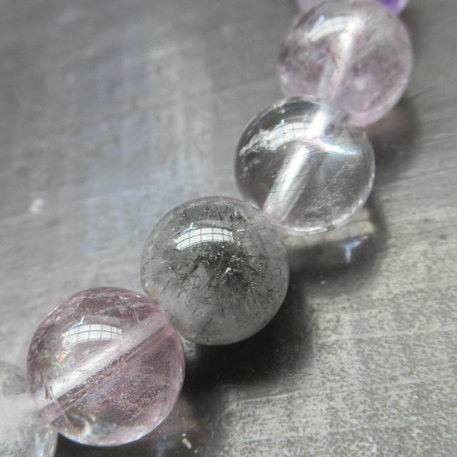 8ミリ玉 スーパーセブンブレスレット 天然石 パワーストーン < 女性アクセサリー/時計 8ミリ玉 スーパーセブンブレスレット 天然石 パワーストーン < 女性アクセサリー/時計の