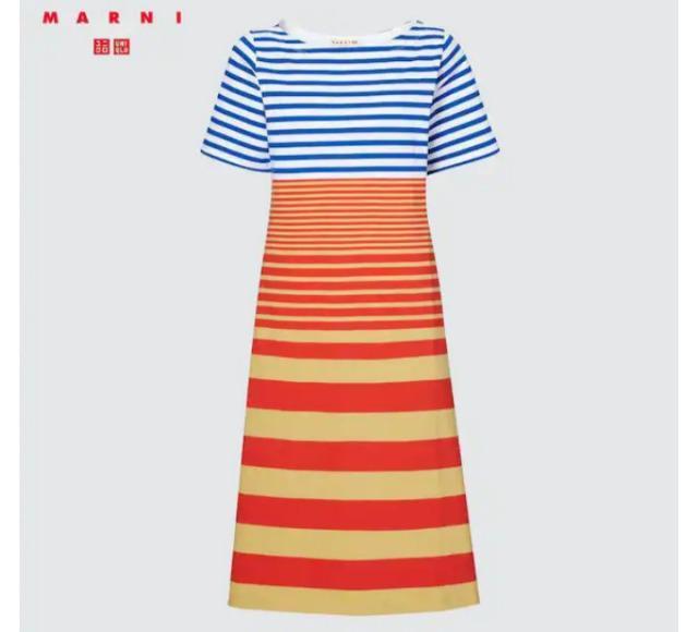 新品★UNIQLO ×MARUNIユニクロ&マルニ★ボーダーワンピース●М < ブランド  新品★UNIQLO ×MARUNIユニクロ&マルニ★ボーダーワンピース●М  < ブランドの