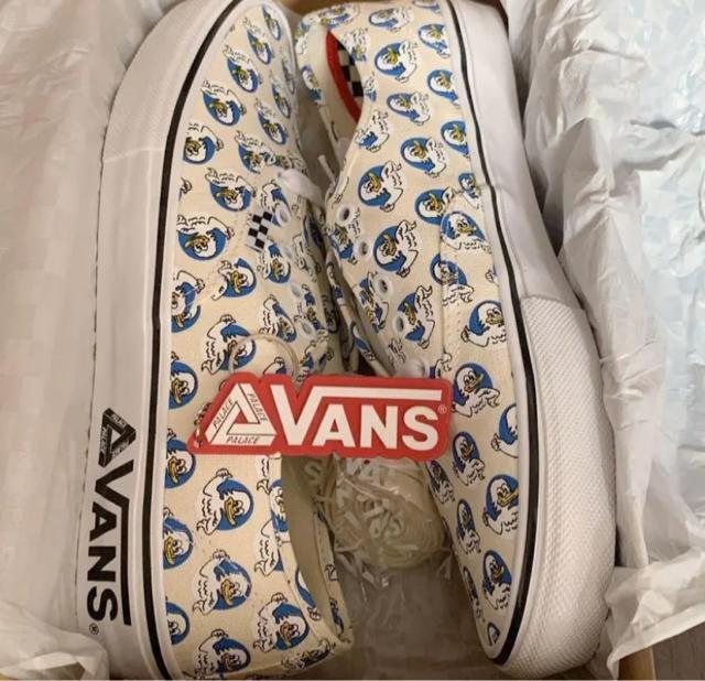 Palace Vans Skate Authentic Duck 白 28.5cm < ブランド  Palace Vans Skate Authentic Duck 白 28.5cm < ブランドの