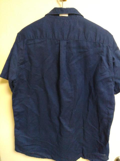 格安 GU半袖シャツ 紺 sizeXL < ブランド  格安 GU半袖シャツ 紺 sizeXL < ブランドの