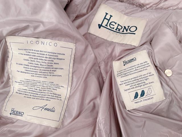 HERNOヘルノシャンパンゴールドブラウンミディアムショートダウンコートフィッシュテールヘルノ40 < ブランド  HERNOヘルノシャンパンゴールドブラウンミディアムショートダウンコートフィッシュテールヘルノ40 < ブランドの