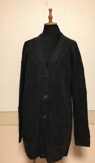 GLOBAL WORK 未使用 タグ付き ロングニットカーディガン グレー < ブランド  GLOBAL WORK 未使用 タグ付き ロングニットカーディガン グレー  < ブランドの